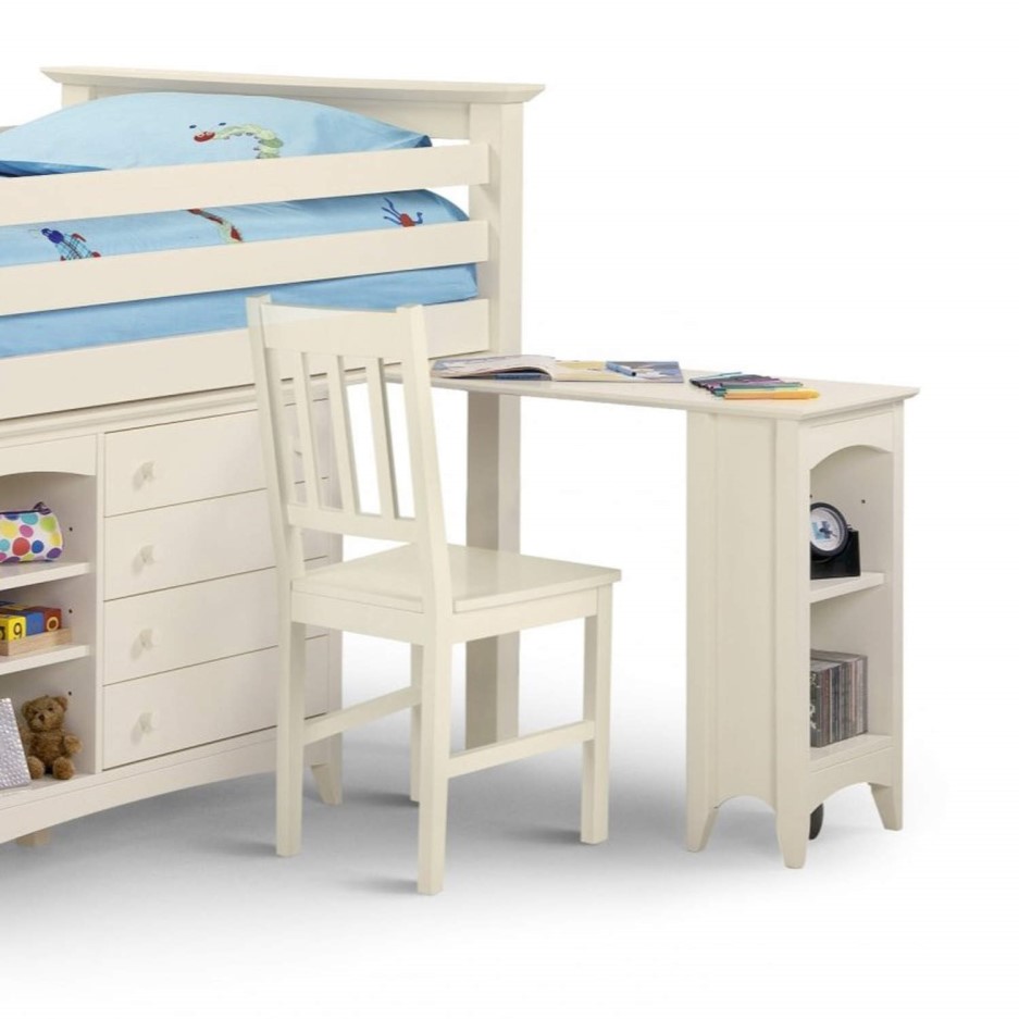 Julian Bowen Cameo Stone White Mid Sleeper with Left Hand Ladder