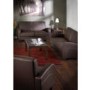 Julian Bowen Armchair in Brown Faux Leather- Vivo 