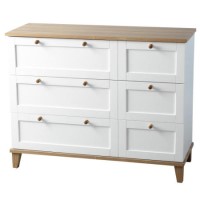 Seconique Arcadia Ash 3 Drawer Chest