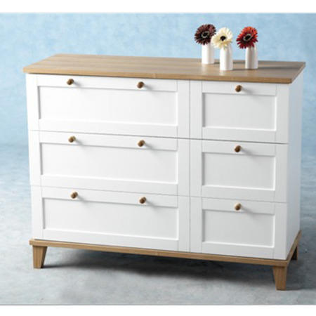 Seconique Arcadia Ash 3 Drawer Chest