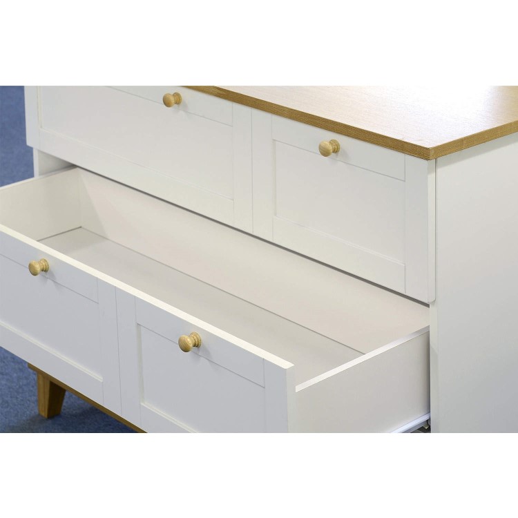 Seconique Arcadia Ash 3 Drawer Chest