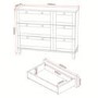 Seconique Arcadia Ash 3 Drawer Chest