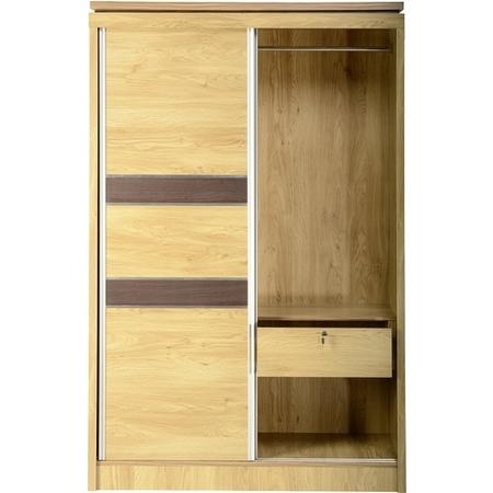 Seconique Charles 2 Door Sliding Wardrobe in Oak