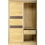 Seconique Charles 2 Door Sliding Wardrobe in Oak