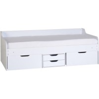 Seconique Dante Day Bed with Storage in White