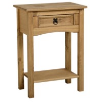Seconique Original Corona Pine 1 Drawer Console Table