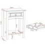 Seconique Original Corona Pine 1 Drawer Console Table
