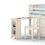 Julian Bowen Cameo Stone White Mid Sleeper with Right Hand Ladder