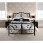 LPD Florence Metal Bed Frame in Black - Single