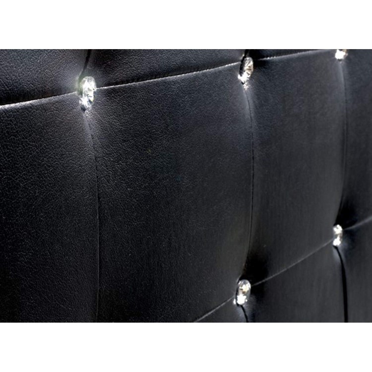 LPD Diamante Single Bed in Black