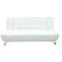 GRADE A1 - LPD Vogue Leather Sofa Bed in White