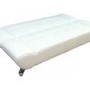 GRADE A1 - LPD Vogue Leather Sofa Bed in White