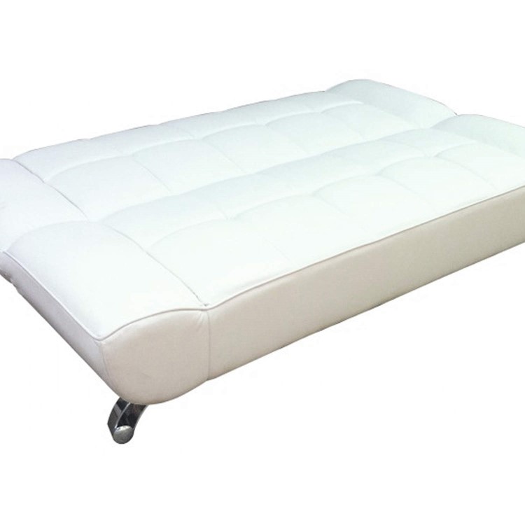 GRADE A1 - LPD Vogue Leather Sofa Bed in White