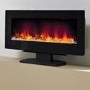 GRADE A1 - Be Modern Amari Electric Wall Mounted or Free Standing Fire in Black