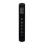 Black Electric Fireplace with LED Backlights - Stand Included  - BeModern Amari 