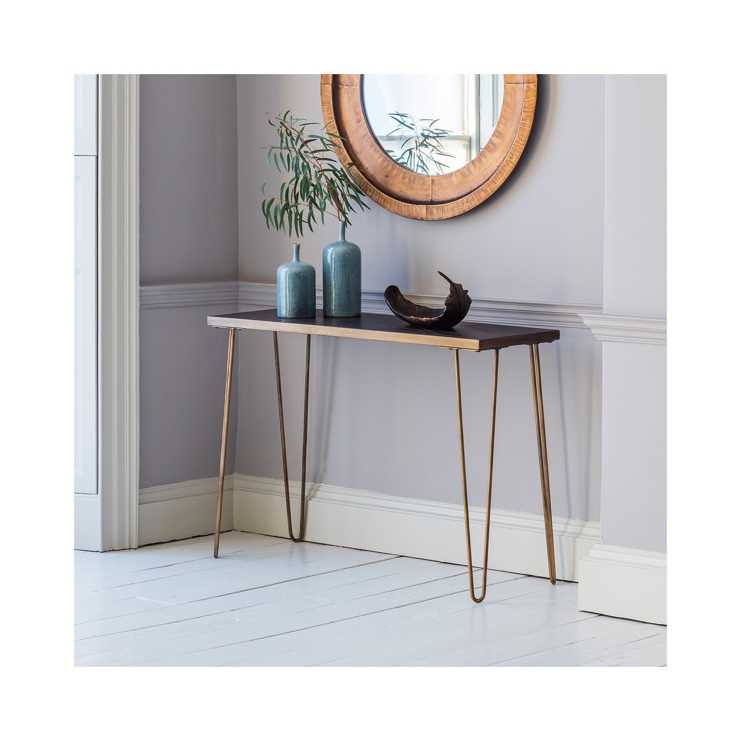 bronze hairpin legs