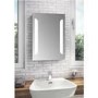 GRADE A1 - Tulia LED Bathroom Mirror with Illumination De-mist & Shaving Socket - H700 x W500 x D45mm