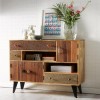 Sorio Handcrafted Multi Drawer Reclaimed Wood Storage Cupboard