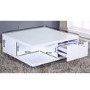 White High Gloss Coffee Table with Storage Drawers - Tiffany Range