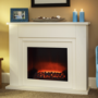 Suncrest Bedale Electric Fireplace Suite in Soft White