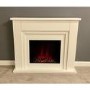 Suncrest Bedale Electric Fireplace Suite in Soft White