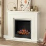 Be Modern Whitham Soft White Electric Fireplace Suite 48 Inch