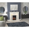 BeModern Athena 16&quot; Electric Inset Fire in Chrome &amp; Black