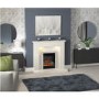 BeModern Athena 16" Electric Inset Fire in Chrome & Black