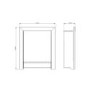 Be Modern 16" Chrome Inset Electric Fire - Athena