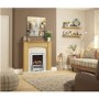 Chrome and Black 18" Electric Inset Fire - Inset Only - BeModern Athena