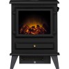 Adam Innsbruck Electric Stove Suite with Oak Surround and Black Stove