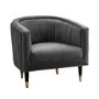 Grey Velvet Armchair - Serrano - Gallery