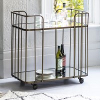 Gallery Bronze Drinks Trolley - Verna Range
