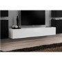 Large Wall Mounted TV Unit in White High Gloss - TV's up to 56" - Neo