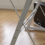 White Glass Corner Desk with Keyboard Tray - Foster