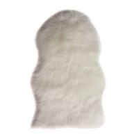 Cream Faux Sheepskin Rug 60x90cm - Flair Cream Faux Sheepskin Rug 60x90cm - Flair