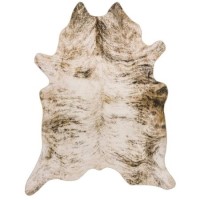 ALMOST PERFECT - Light Brown Faux Cowhide Rug - 190x240cm