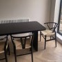Pair of Black Wishbone Dining Chairs - Caspian House