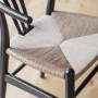 Pair of Black Wishbone Dining Chairs - Caspian House