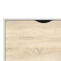 Oslo Large Sideboard 3 Drawers 2 Doors in White and Oak