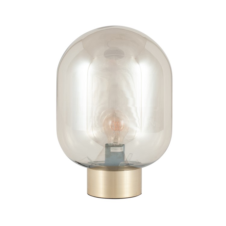 Gold Glass Bulb Table Lamp - Pacific
