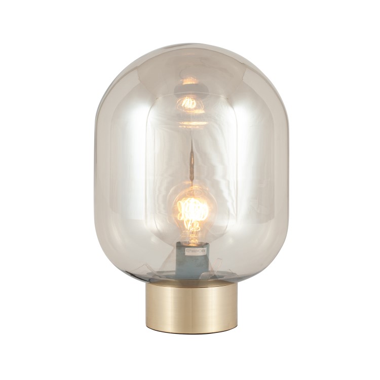 Gold Glass Bulb Table Lamp - Pacific