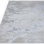 Large Silver Rug with Marble Effect - 290 x 200 cm - Aurora