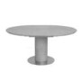 Grey Concrete Effect Round Extendable Dining Table - Seats 4-6 - Etan