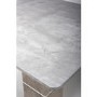 Grey Bar Table with 2 Grey Faux Leather Bar Stools 