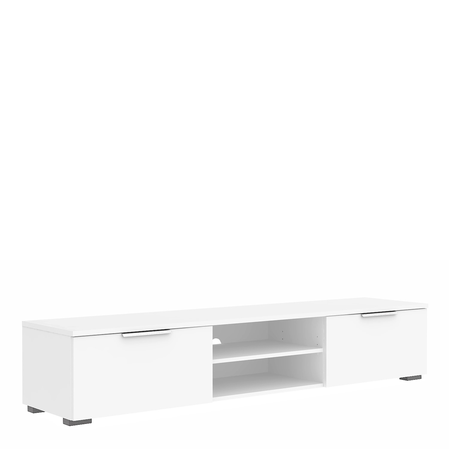 Large White High Gloss TV Unit TV's up to 70" BuyItDirect.ie
