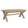Oak Extendable Dining Table Set with 4 Oak Chairs & 1 Bench - Seats 8 - Pegasus
