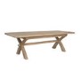Oak Extendable Dining Table Set with 4 Oak Chairs & 1 Bench - Seats 8 - Pegasus