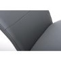 Set of 2 Grey Faux Leather Cantilever Dining Chairs - Hilton