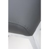 Set of 2 Grey Faux Leather Cantilever Dining Chairs - Hilton